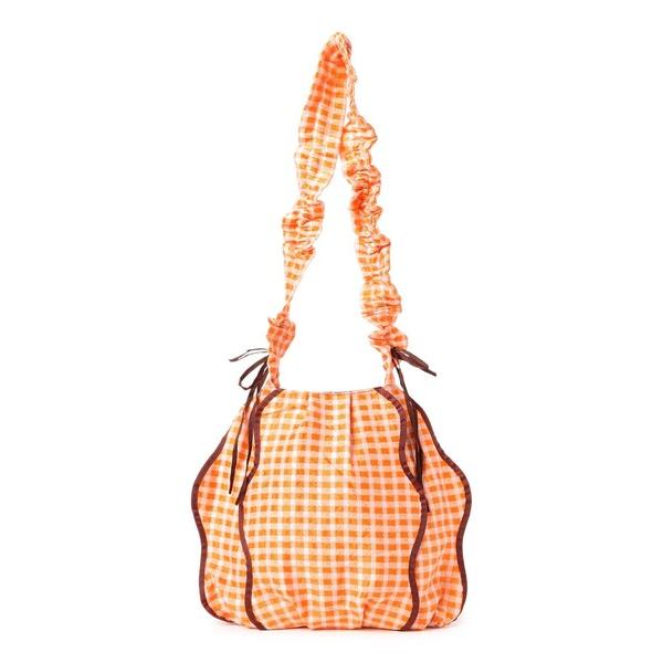 トートバッグ 「別注」Casselini / ウェーブ ギャザー バッグ レディース