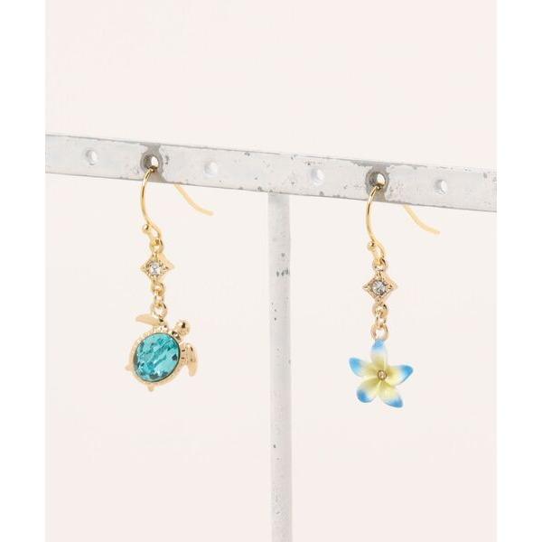 ピアス Little Sanctuary/Sea turtle×plumeria / ピアス レディース