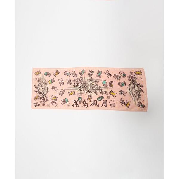 スカーフ バンダナ 「別注」「BINDU」花鳥風月 花札 手ぬぐい メンズ