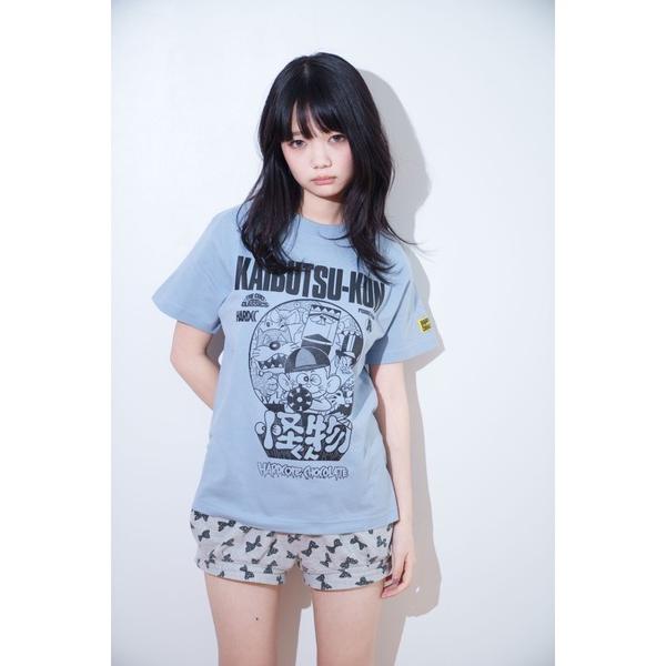 tシャツ 怪物くん(アラマ荘アシッドブルー) メンズ