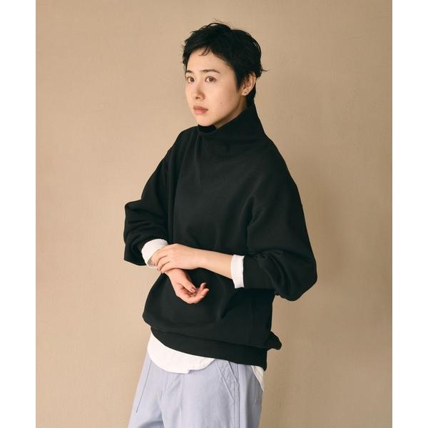 tシャツ 「KHA:KI / カーキ」HIGH NECK SWEAT SHIRT レディース
