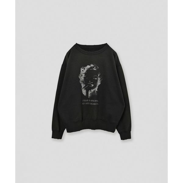 tシャツ 「KHA:KI / カーキ」DAMAGE SWEAT SHIRT -My MUSE- レディース