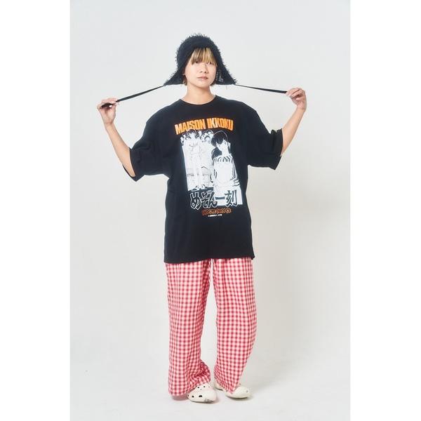 tシャツ 「めぞん一刻」一刻館（時計坂ブラック） メンズ