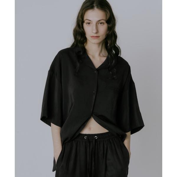 ブラウス シャツ Pocket Open Collar Shirt レディース