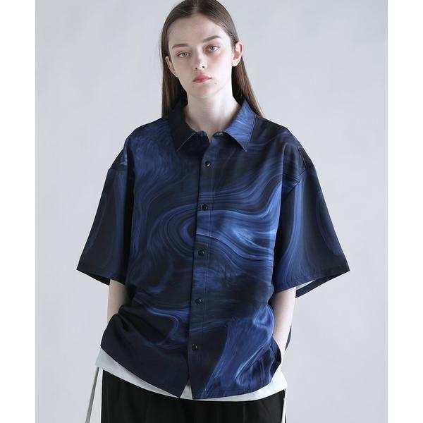 「SOCCE」 半袖シャツ M ブルー メンズ