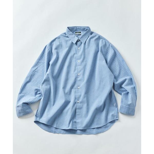 「FREAK'S STORE」 長袖シャツ「ローソンコラボ」 1 サックスブルー メンズ