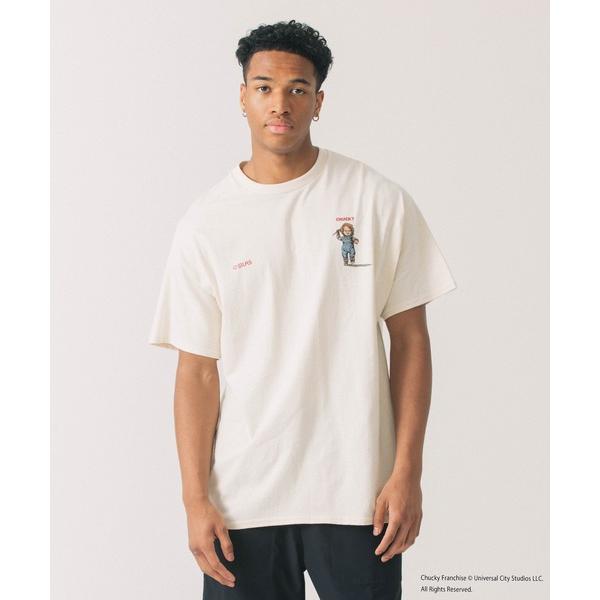 「SILAS」 半袖Tシャツ M ベージュ メンズ