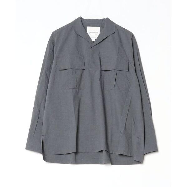 シャツ 「White Mountaineering」ホワイトマウンテニアリング WIDE GUSSET SLEEVE PULLOVER SHIRT メンズ レディース