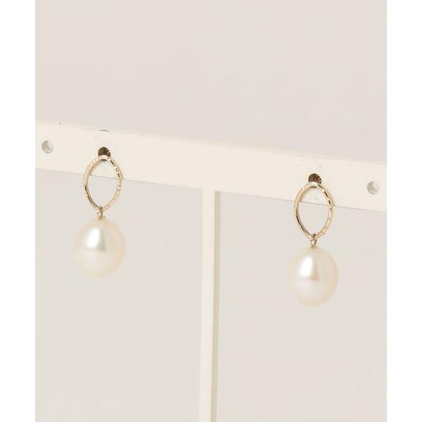 「anq.」 ピアス（両耳用） ONE SIZE ホワイト レディース