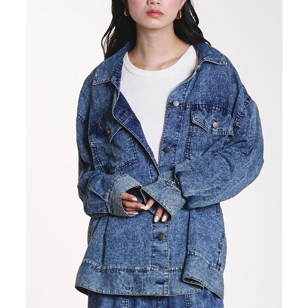 ブラウス シャツ DENIM LIKE L/S SHIRT レディース