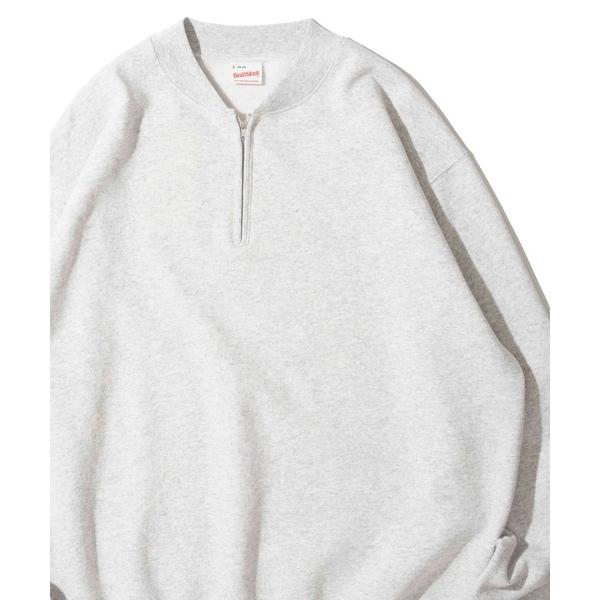 トレーナー スウェット 「Healthknit」Classic Sweat Half Zip Crewneck  L/S / ハーフジップスウェット メンズ レディース