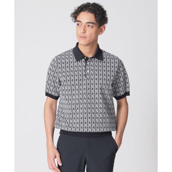ポロシャツ 半袖 「GOLF Men’s」PSジャガードニットポロ メンズ