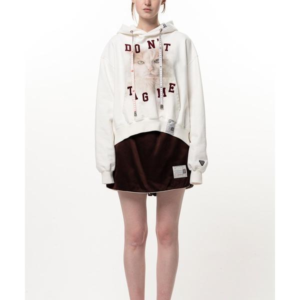 パーカー Cat Printed Hoodie レディース