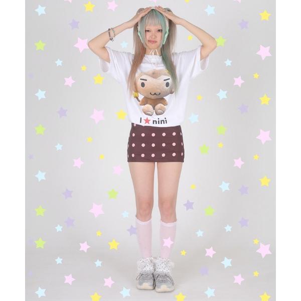 tシャツ 半袖 「nini toys」にに店長 リアルフォトTシャツ レディース