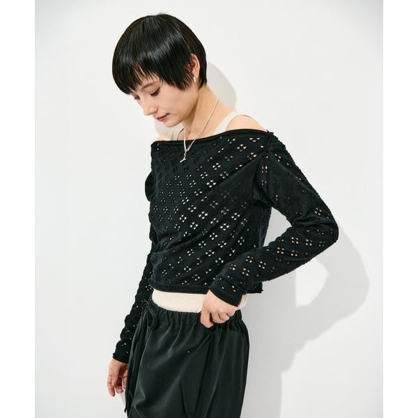tシャツ 「RhodolirioN/ロドリリオン」Two-Ways Spencer Basque Shirt - Cutwork レディース