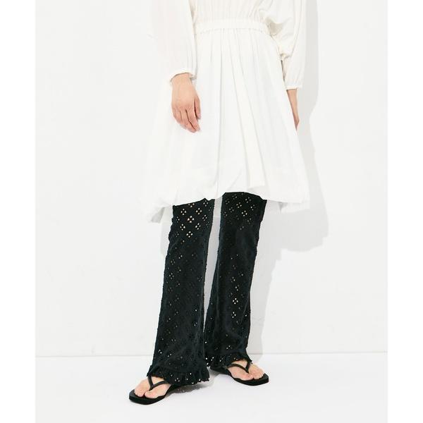 スウェットパンツ ジャージ 「RhodolirioN/ロドリリオン」Frill Pant - Cutwork レディース