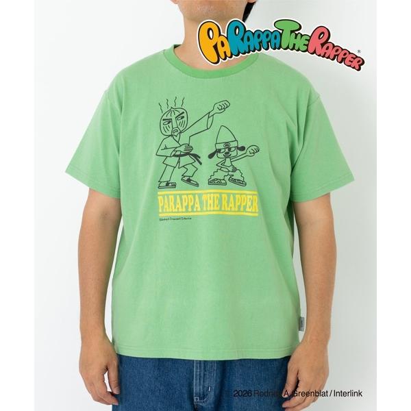 tシャツ 半袖 「親子リンク」「パラッパラッパー」「DAD」カラーワイド配色ロゴ半袖Tシャツ レディース メンズ
