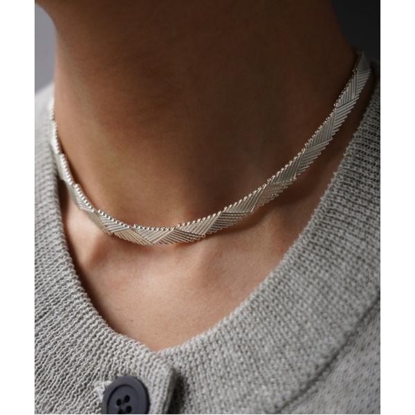 ネックレス on the sunny side of the street(オン ザ サニーサイド オブ ザ ストリート) Chevton Chain choker レディース メンズ