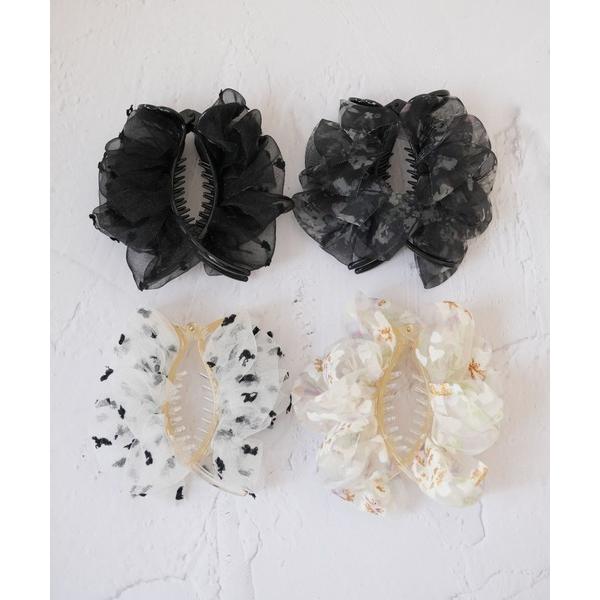 ヘアクリップ 「 Port / ポート 」 シアーフリル ヘアクリップ  #