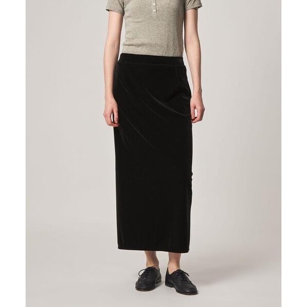 ロング スカート 「Steven Alan」ベロア ストレート ロング スカート