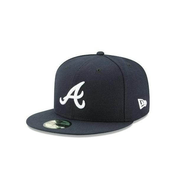 ニューエラ キャップ 帽子 紫外線カット メンズ 「NEW ERA」59FIFTY MLBオンフィールド アトランタ・ブレーブス ロード メンズ レディース