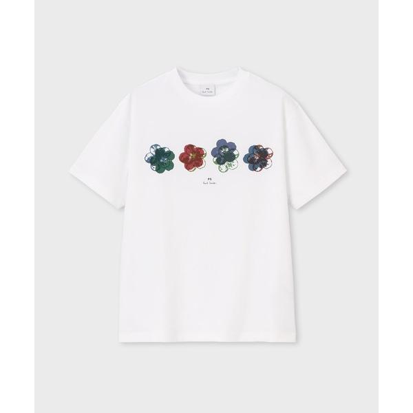 tシャツ 半袖 「オンラインショップ限定」ウィメンズ フローラルプリント 半袖Tシャツ / 265030 232V レディース