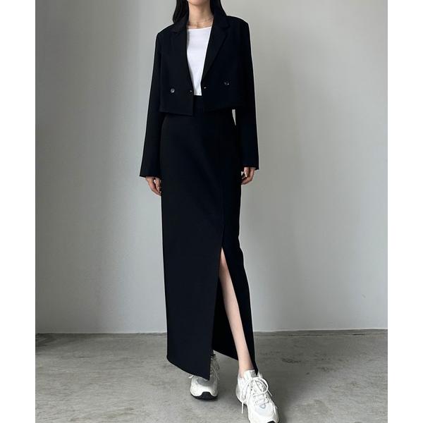 「Louere」 セットアップ MEDIUM ブラック レディース
