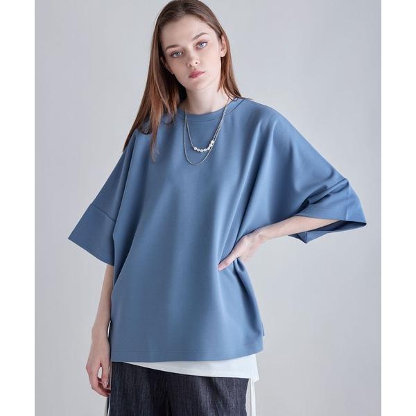 「SOCCE」 7分袖Tシャツ L ブルーグレー メンズ