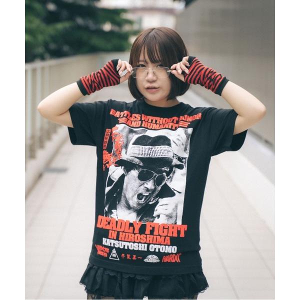 tシャツ 仁義なき戦い 広島死闘篇(マブいスケ・ブラック)復刻版 メンズ