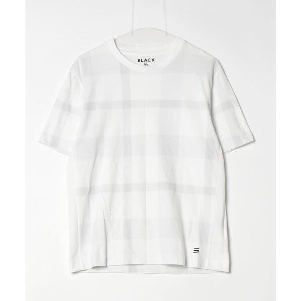 「BLACK LABEL CRESTBRIDGE」 半袖Tシャツ M ホワイト メンズ