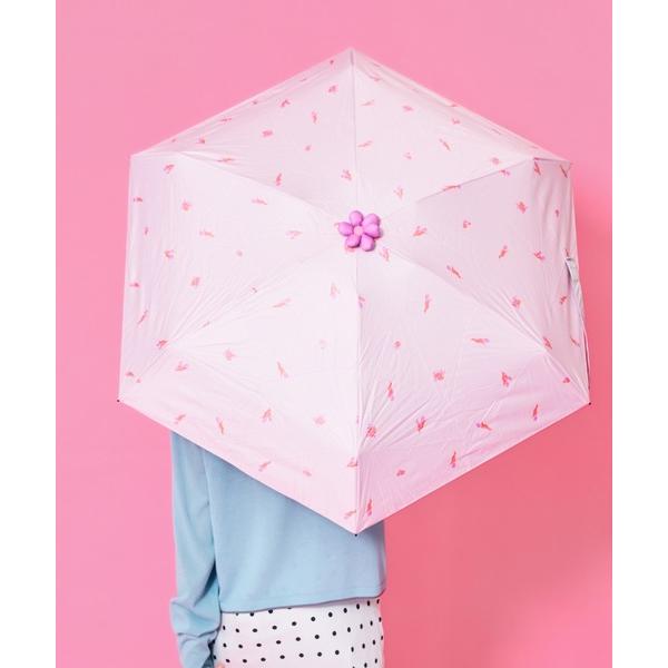 日傘 折りたたみ傘 折り畳み 晴雨兼用 Casselini(キャセリーニ)「assa×Casselini」Ohana Parasol お花パラソル レディース