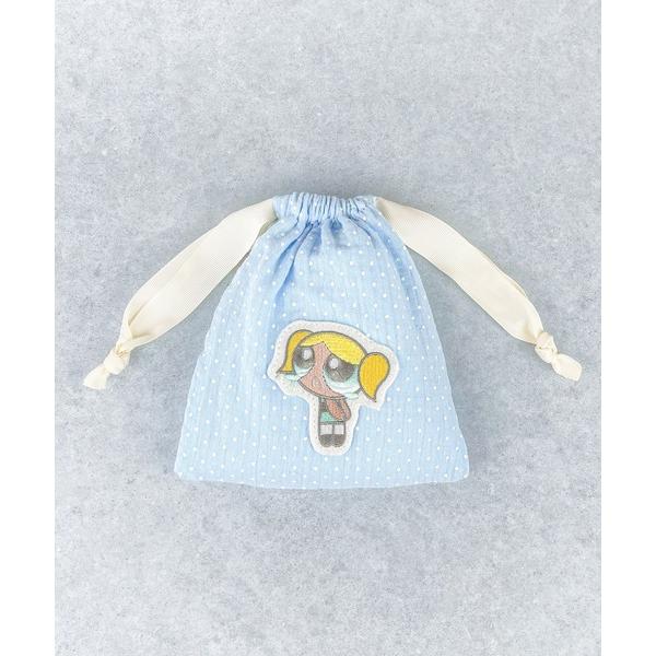 ポーチ The Powerpuff Girls×Flapper 泣いてるアップリケ巾着 レディース メンズ