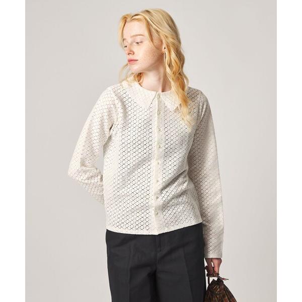 カーディガン 「Steven Alan」レース シャツ レディース