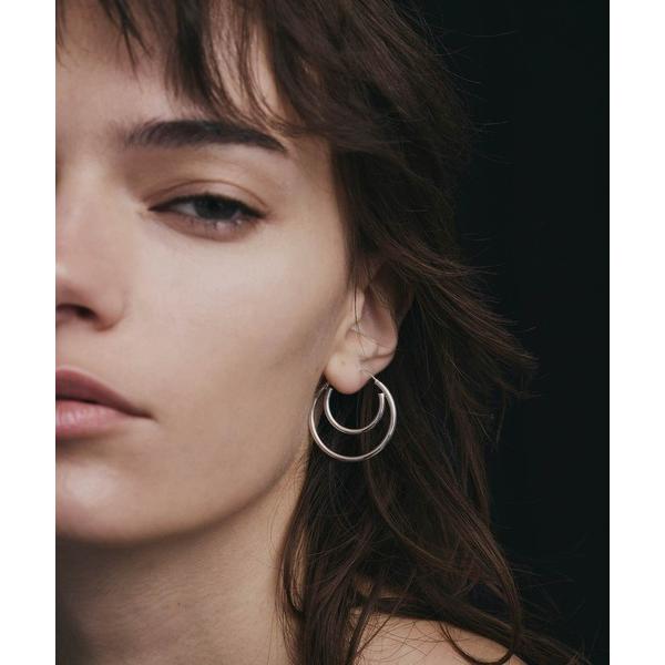 アレルギー対応 ピアス 「Nothing And Others/ナッシングアンドアザーズ」Thin HOOP Pierce レディース メンズ