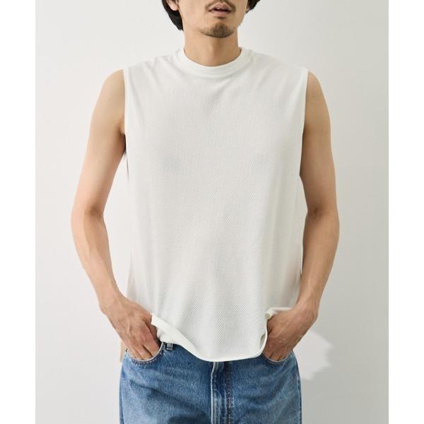 タンクトップ 「MARKAWARE/marka/マーカ」MESH SLEEVELESS TEE メンズ