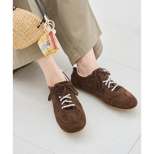 スニーカー ALOHAS/アロハス Tb.24 Suede Chocolate Brown Leather スニーカー レディース