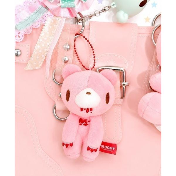 キーホルダー 「nini toys」「いたずらぐまのグル〜ミ〜」ぬいぐるみマスコットキーホルダー