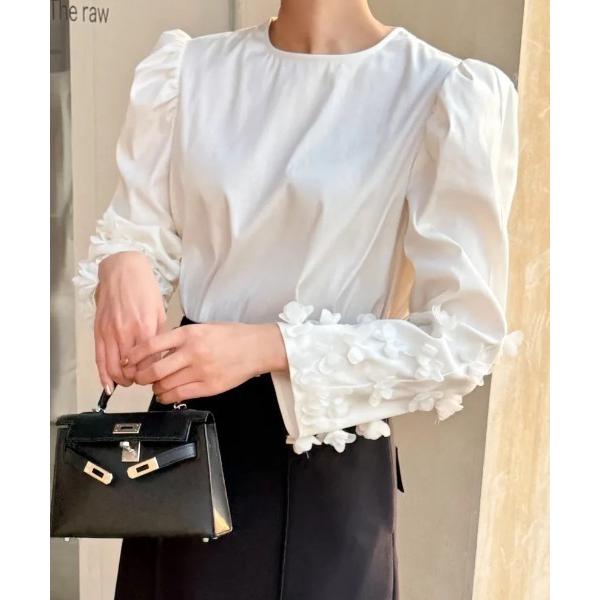 tシャツ LILIY FLOWER PUFF TOPS（リリーフラワーパフトップス） レディース