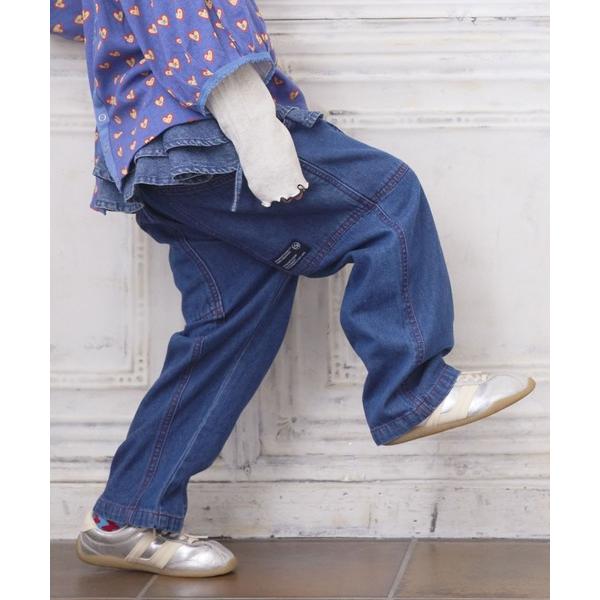 パンツ デニムパッチポケットパンツ キッズ 子供服 男の子 女の子