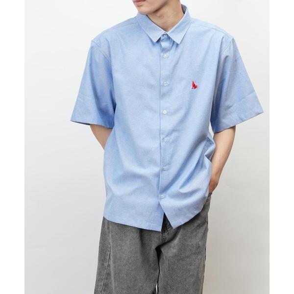 「Healthknit Product」 半袖シャツ M ブルー メンズ