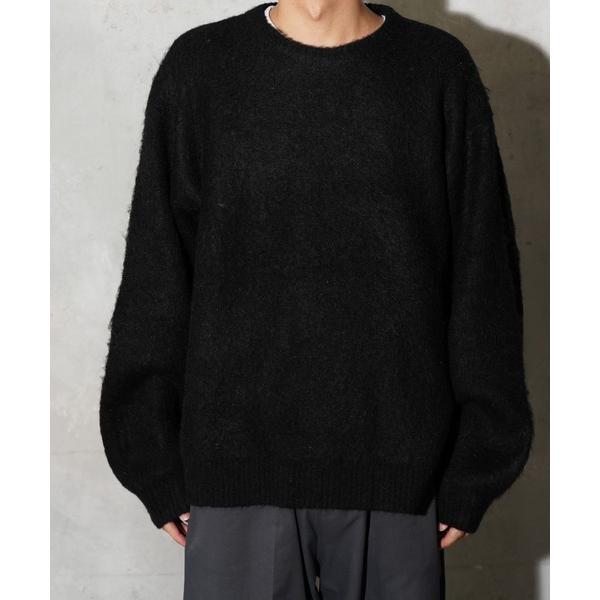 セーター ニット TOWNCRAFT / タウンクラフト MOHAIR SHAGGY CREW SWEATER モヘア シャギークルーネックセーター メンズ レディース