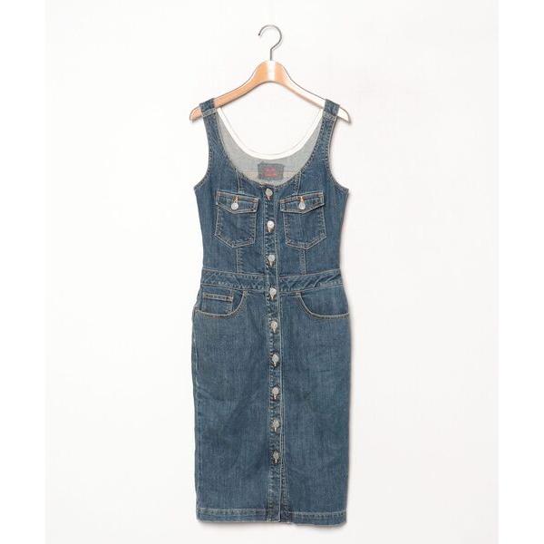 「R.H. Vintage」 サロペットスカート X-SMALL ブルー レディース