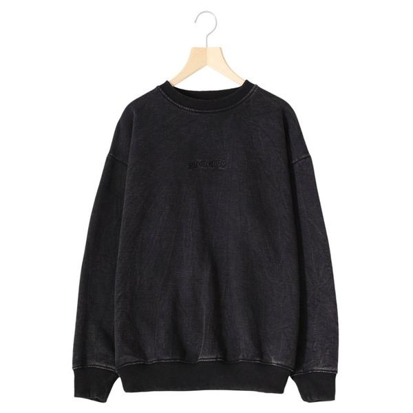 トレーナー スウェット 裏起毛 FUCKING AWESOME / ファッキンオーサム：Little Stamp Snow Wash Crew：FA-LSSWC「WAX」 メンズ