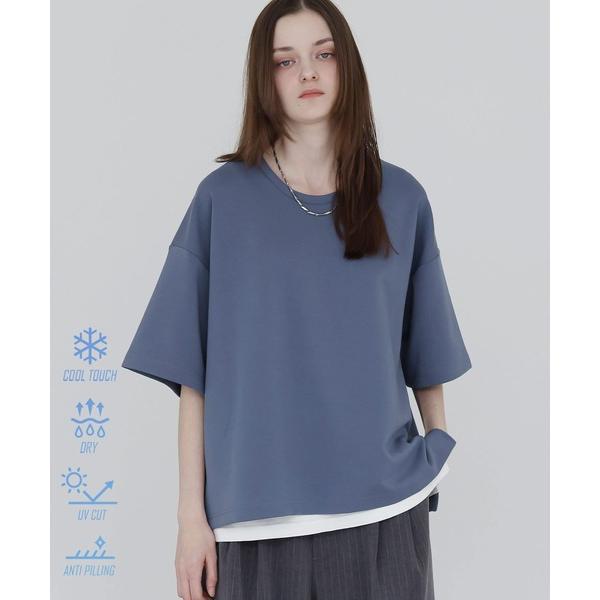 「SOCCE」 半袖Tシャツ L ブルー メンズ