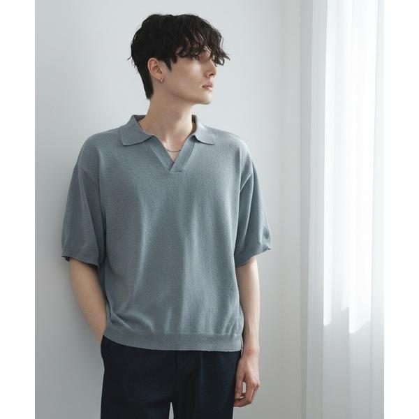 「CIYOT」 半袖ニット S グレー メンズ