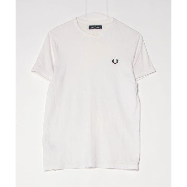 「FRED PERRY」 半袖Tシャツ X-SMALL ホワイト メンズ