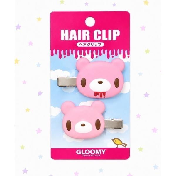 ヘアクリップ 「nini toys」「いたずらぐまのグル〜ミ〜」前髪クリップ/ヘアクリップ/2個セット
