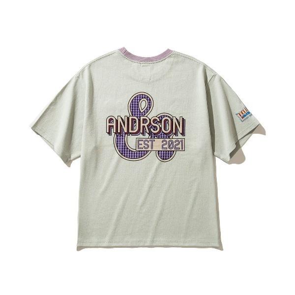 tシャツ ＆RSON VACATION RINGER T-SHIRT（アンダーソン バケーション リンガーTシャツ） メンズ