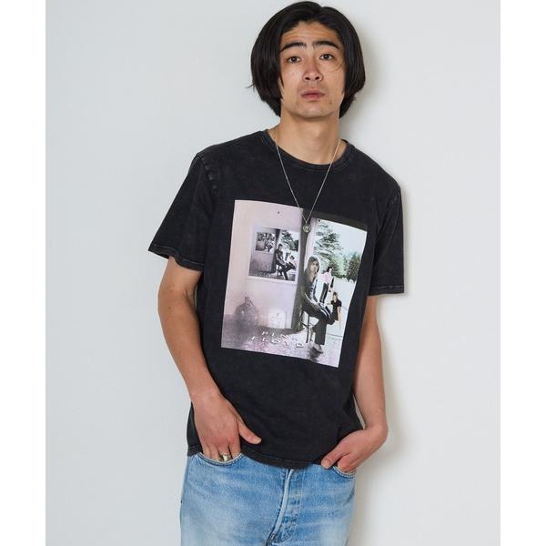 tシャツ Pink Floyd/ピンク・フロイド Unisex Stone Wash T-Shirt: Ummagumma(Black)(Back print) バンドTシャツ プリントTシャツ 半袖 クルーネック ロッ…