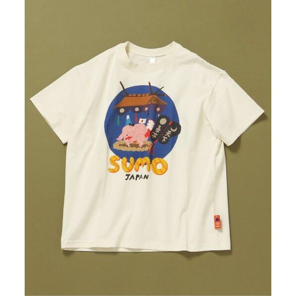 tシャツ 相撲POP Tシャツ（伝統）Aki Ishibashi キッズ 子供服 男の子 女の子